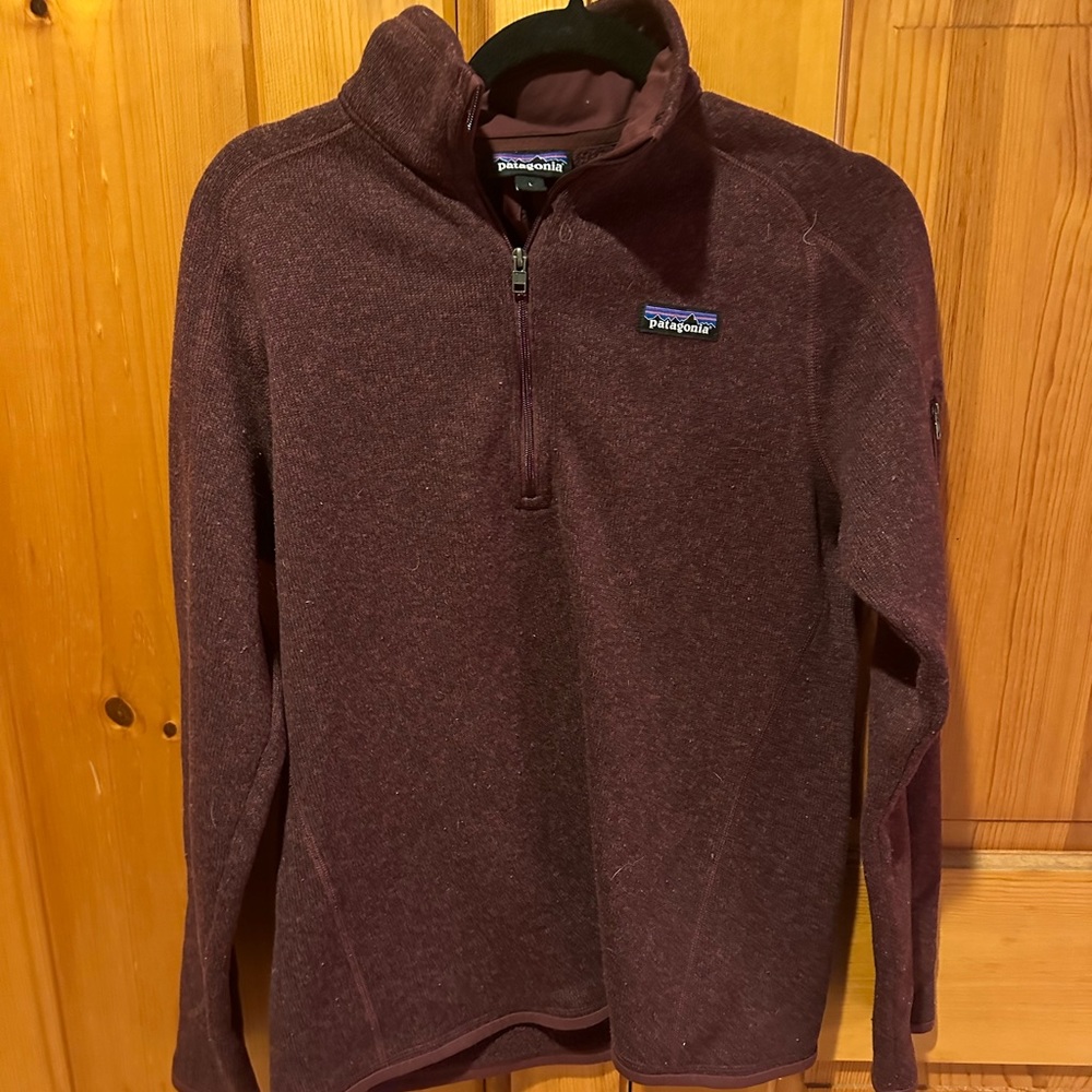 Women’s Large Patagonia Better Sweater 1/4 Zip pullover